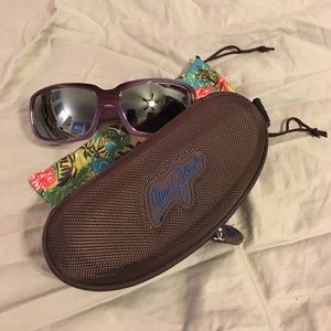 Polarized Maui Jim Purple Sunglasses